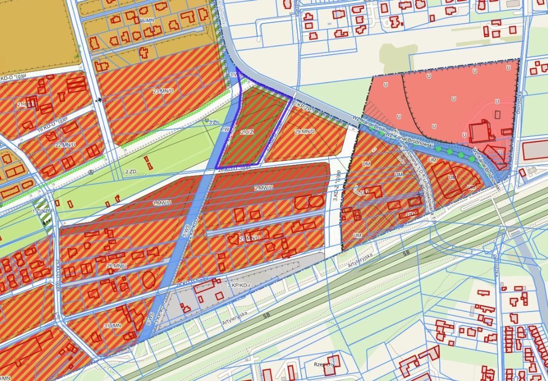 Działka Sprzedaż Warszawa Białołęka Piasta Kołodzieja