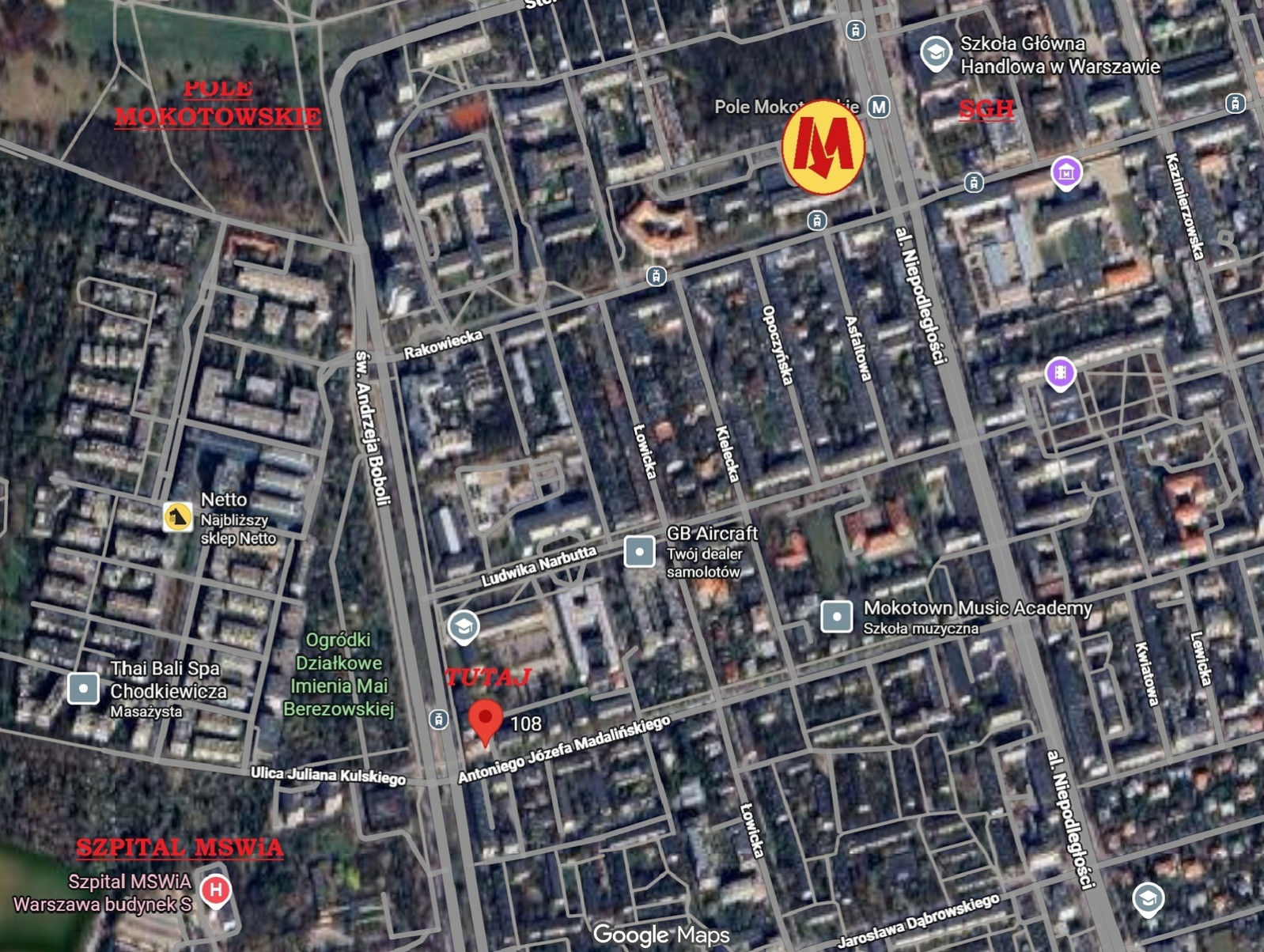 Mieszkanie Sprzedaż Warszawa Mokotów Antoniego Józefa Madalińskiego 1