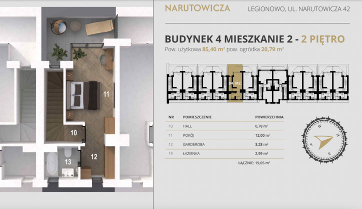 Mieszkanie Sprzedaż Legionowo Gabriela Narutowicza 5