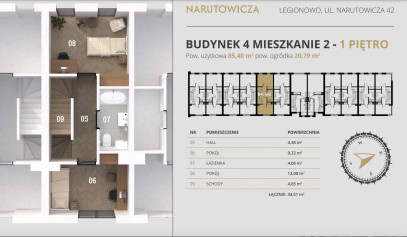 Mieszkanie Sprzedaż Legionowo Gabriela Narutowicza