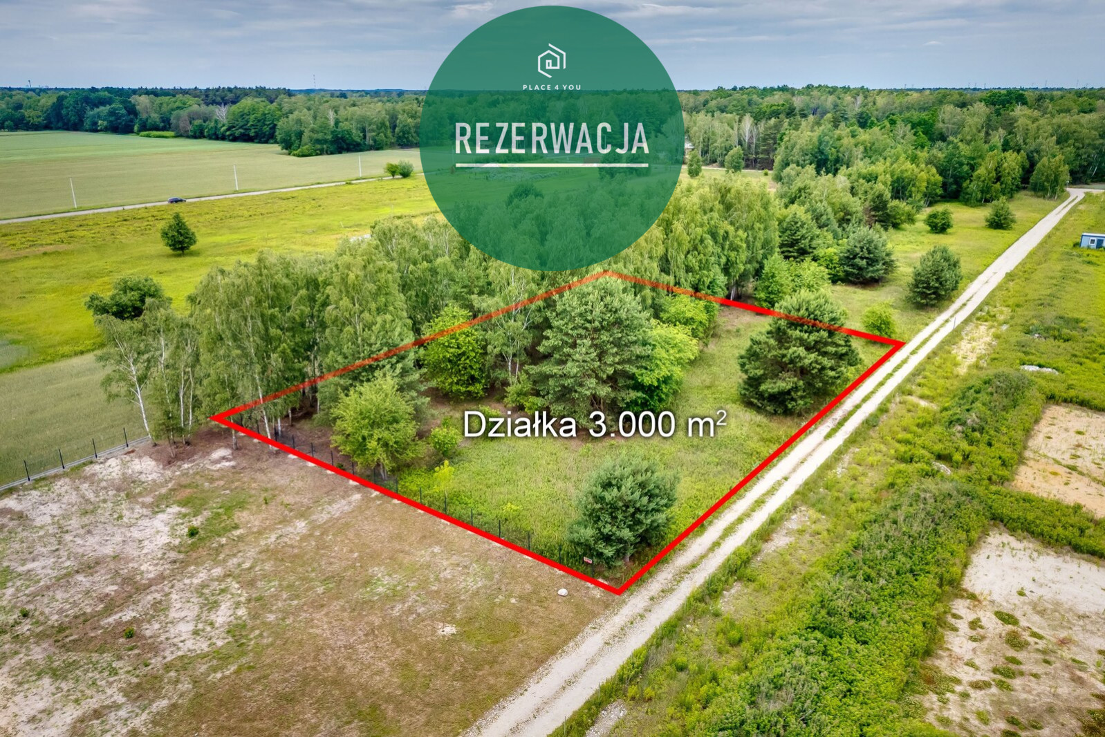 Działka Sprzedaż Boryszew Calineczki 1