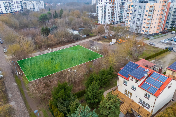 Działka Sprzedaż Warszawa Bielany Księżycowa 8
